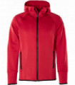 CHAQUETA CALCIUM POLARTEC CON GORRO ROJO