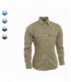 CAMISA IGNIFUGA TECGEN MUJER KHAKI